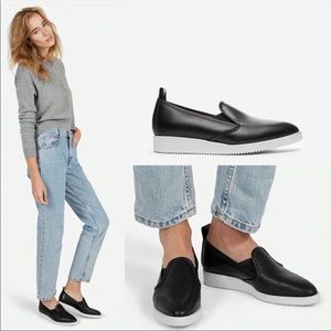 Everlane The Leather Street Shoe Sneaker Black